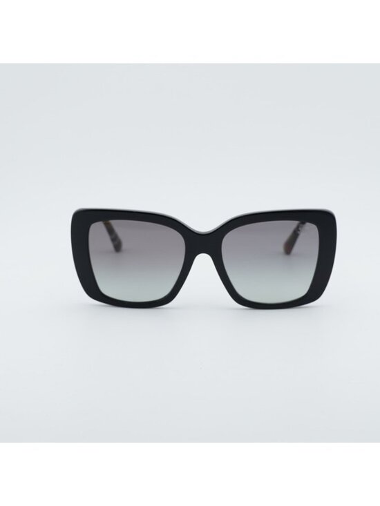 Burberry BE4456 416111 Sunglasses Black Square Frame, Grey Gradient Lenses main image 6